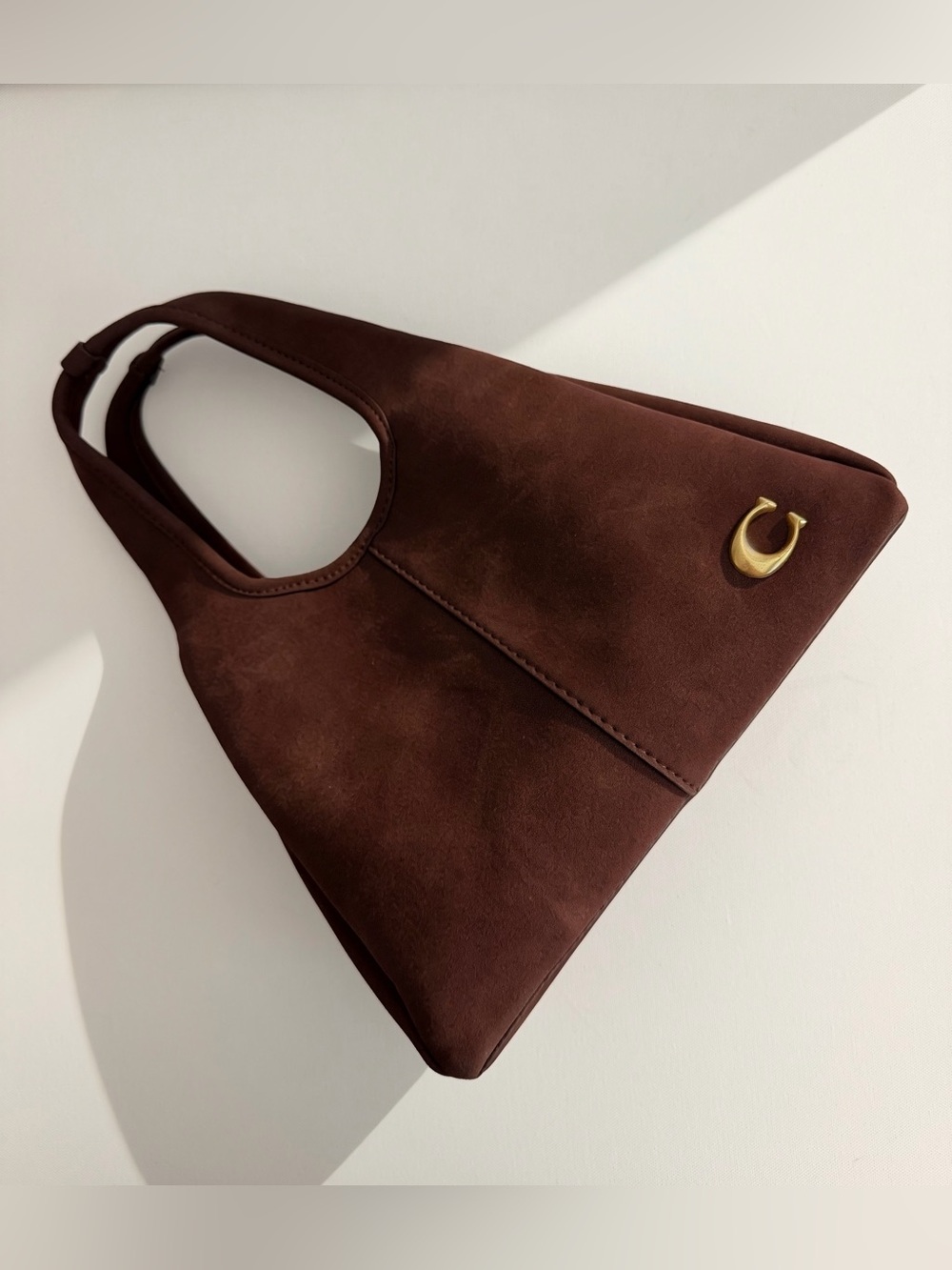 Suede Handbag - Picture 5 of 8